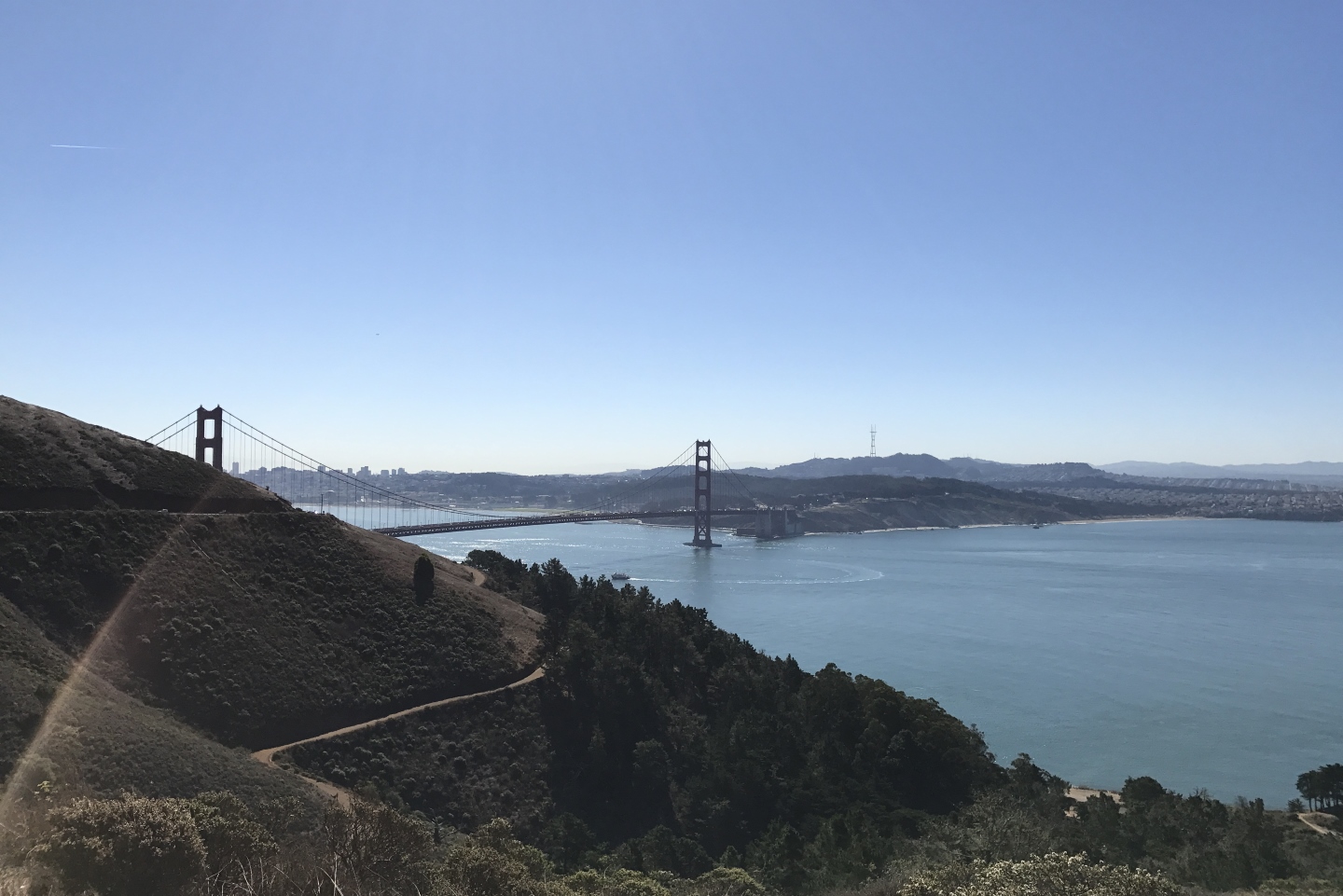 San Francisco on a Motorcycle