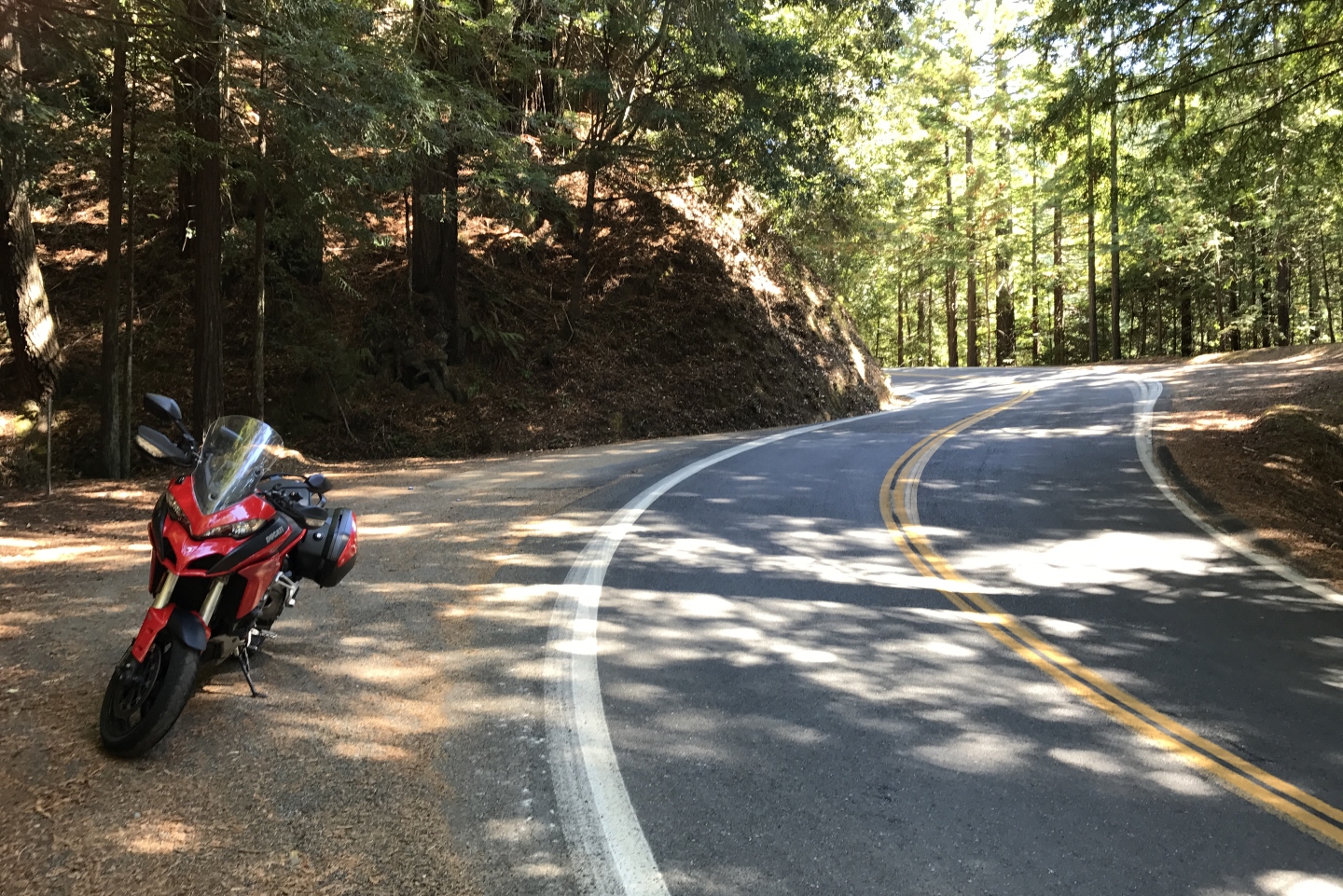 San Francisco on a Motorcycle