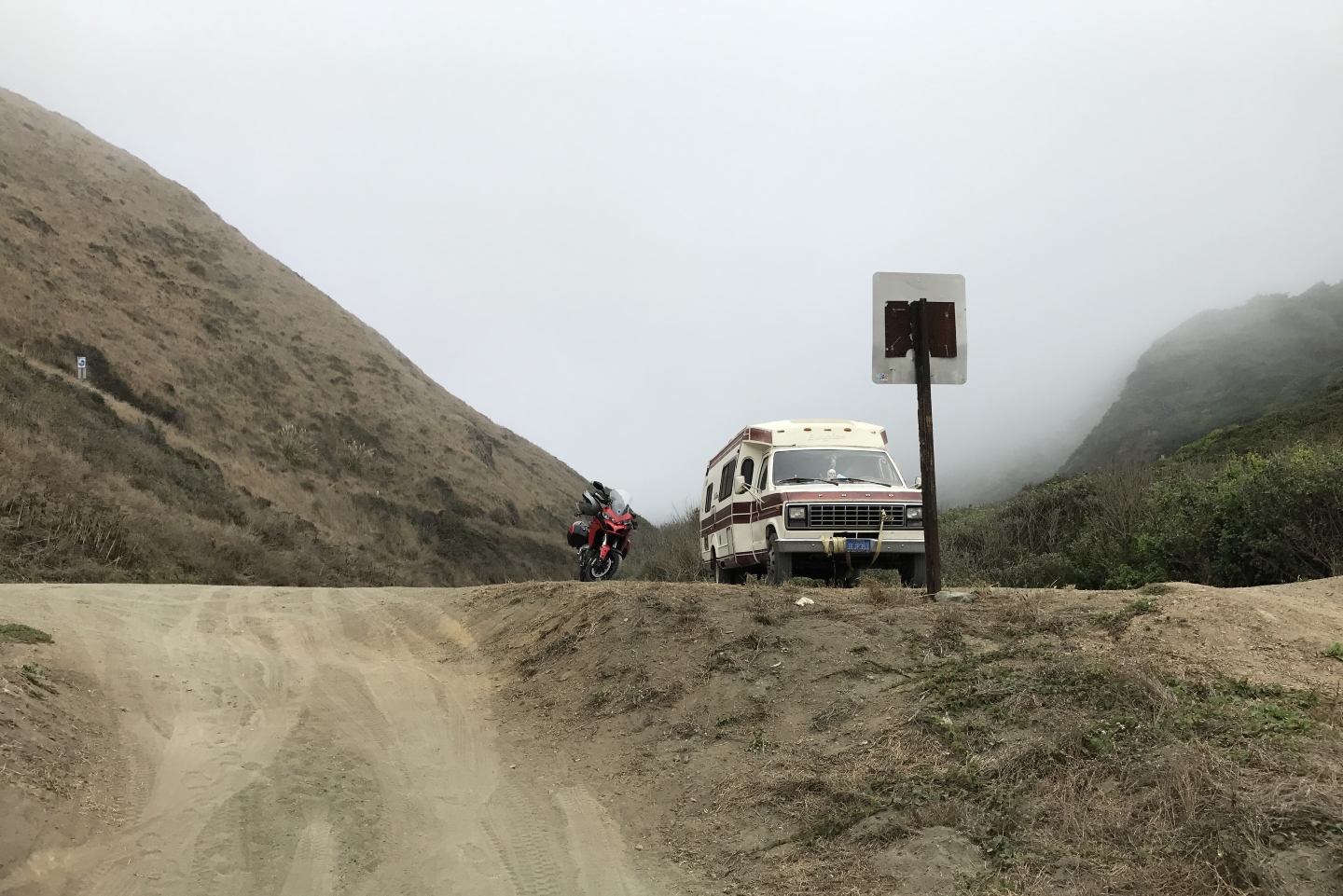 San Francisco on a Motorcycle