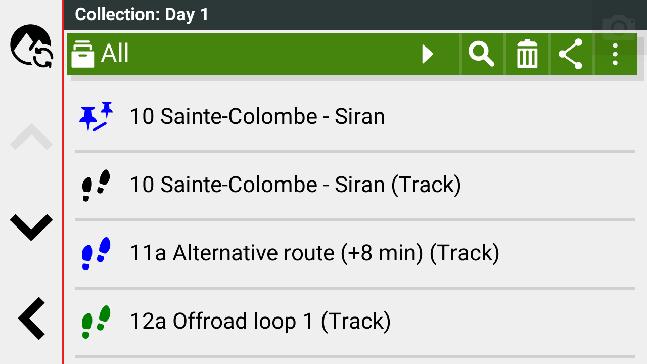 Screenshot Garmin Zumo XT2