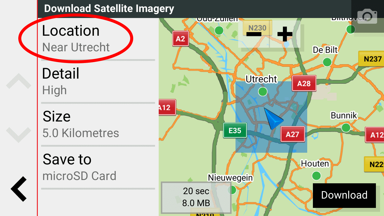 BirdsEyes op de Garmin Zumo XT2