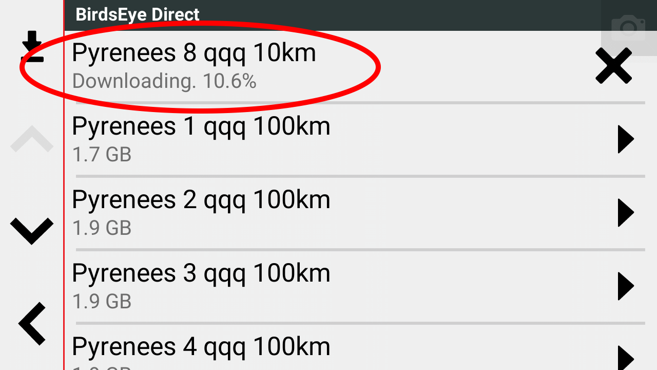 BirdsEyes op de Garmin Zumo XT2